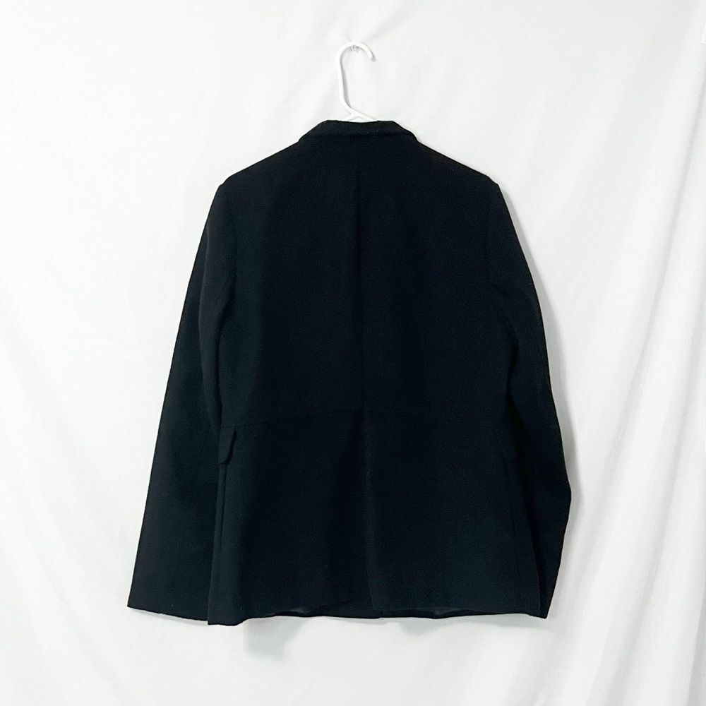 Old Navy Black Button Closure Trenchcoat Size L Tall - Picture 2 of 7